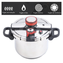 [Leve 2 Pague 1] Panela de Pressão TurboChef Aço Inoxidável - À Prova De Explosões + BRINDE: Kit Utensílios