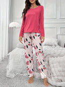 [Leve 2 Pague 1] Pijama Feminino Jardim de Neve (Aconchego leve contra o frio) + BRINDE: 1 Pantufa Antifrío + estilo para usar em casa