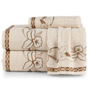 Jogo De Banho 5 Peças 370g/M² Hortência Toalhas 100% Algodão